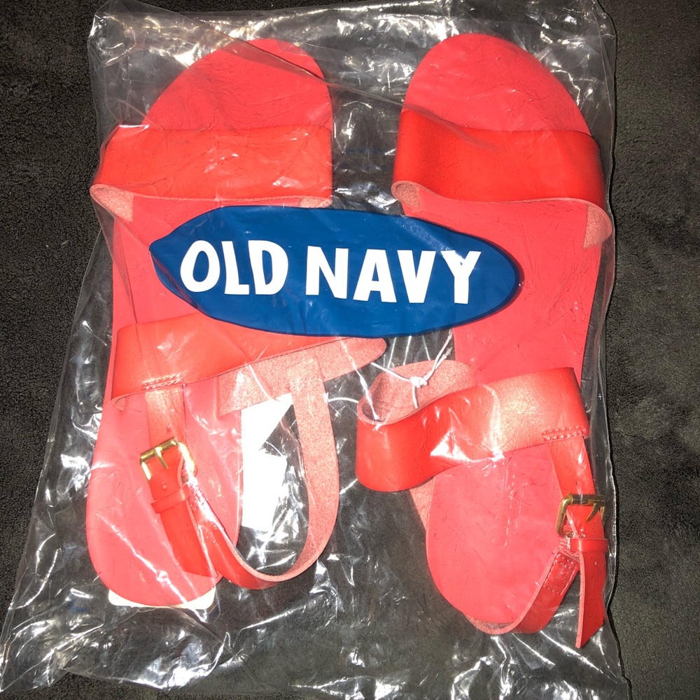BNWT RED OLD NAVY SANDALS
